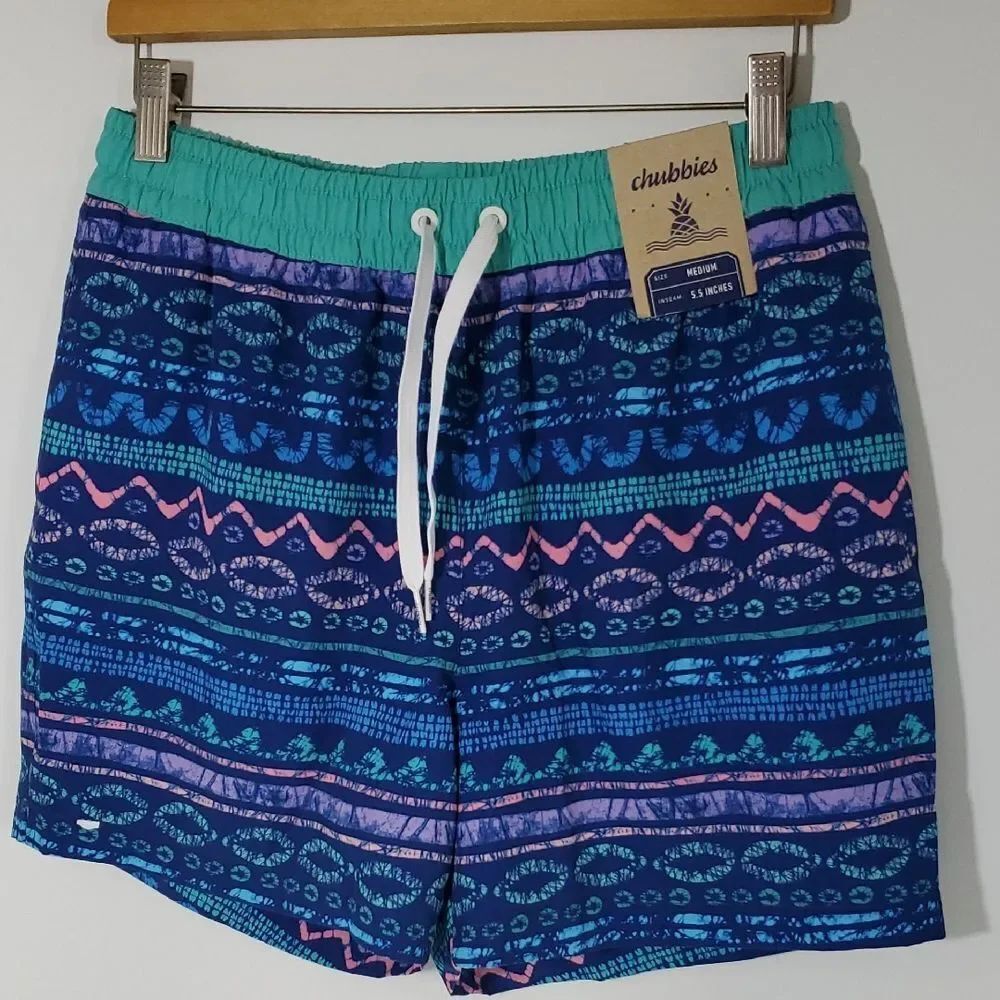 Chubbies The Favs 5.5" Classic Swim Trunks Size M NWT